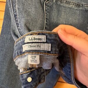 LL Bean Wide Leg Jeans!